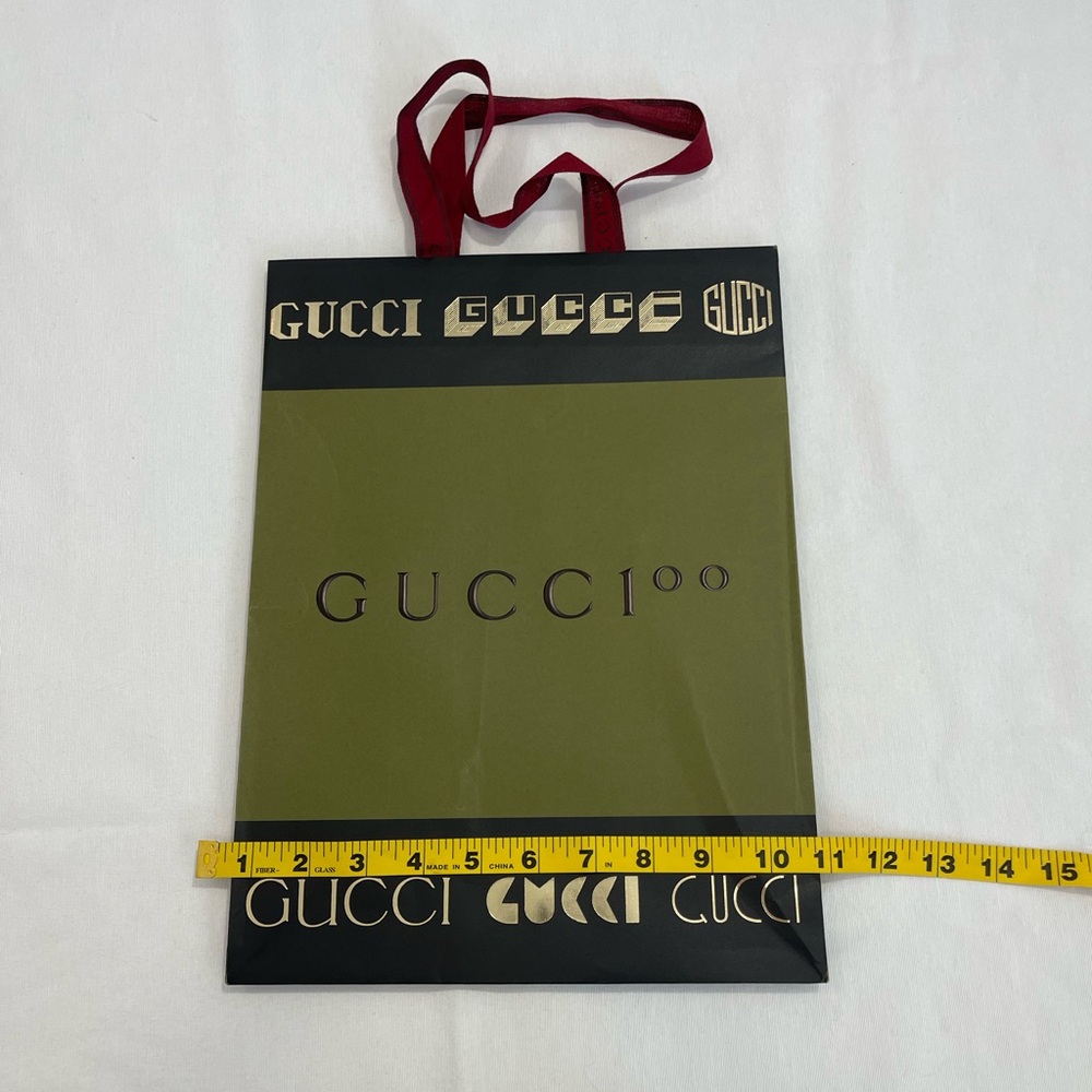 GUCCI 100 year Anniversary Gift Bag from Gucci Las Vegas - Picture 7 of 8